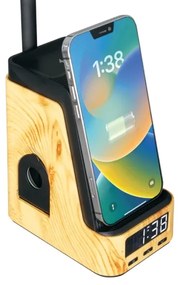 Immax 09000L - Lampada da tavolo LED+CCT dimmerabile con ricarica wireless QI IDEAL LED/8W/230V beige