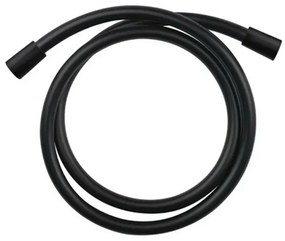 Flessibile doccia nero opaco 150 cm antitorsione in PVC