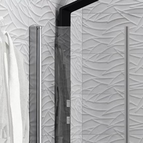 Box doccia 70x70 angolare apertura saloon KS2800-SSN - KAMALU