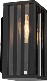 Lampada da parete esterna moderna nera 26 cm IP44 - Dijon