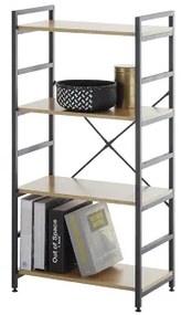 Scaffale MEDDIE in rovere