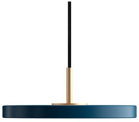 Lampada a sospensione a LED in colore petrolio con paralume in metallo ø 15 cm Asteria Micro - UMAGE