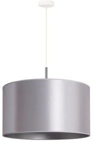 Duolla - Lampadario a sospensione con filo CANNES 1xE27/15W/230V diametro 45 cm argento