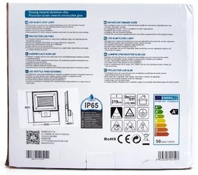 Aigostar - Proiettore LED con sensore LED/50W/230V 6400K IP65 bianco