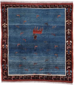 Gabbeh Tappeto 190x210 (Iran) Annodato A Mano