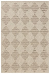 benuta Pop Tappeto per interno ed esterno Lex Beige 200x290 cm - Tappeto outdoor per balcone, terrazzo e giardino