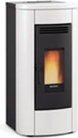 Stufa a pellet ventilata Klaudia 8,0 kW Bianco - Extraflame