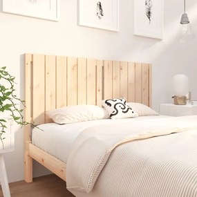 Testiera Per Letto 140,5x4x100 Cm İn Legno Massello Di Pino /