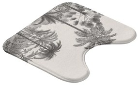 Tappetino da bagno nero e beige 45x45 cm Cocoty - douceur d'intérieur