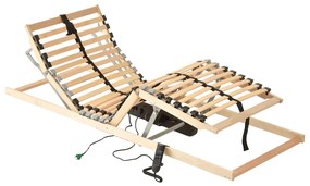 Letto Con Telaio A Doghe Elettrico 28 Doghe 7 Zone 70x200 Cm /
