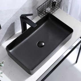 Lavabo da appoggio Denis BLACK MAT