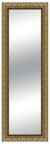 Specchio rettangolare in legno oro 68 x 168 cm