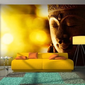 Fotomurale  Buddha  Enlightenment  Colore Oro, Dimensioni e Misure 300x210