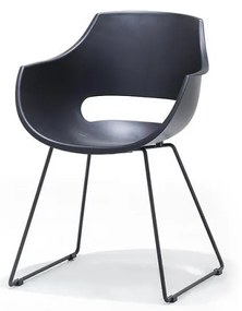 Set di 4 sedie ROCKY, nero