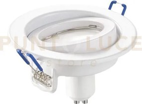Incasso led matrix orientabile bianco 1 luce attacco gu10 5w 430lm ...