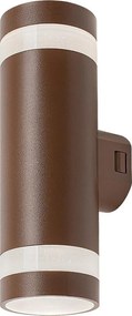Rabalux 77212 - Lampada da parete per esterni URFA LINE LED 16W 230V IP65, marrone