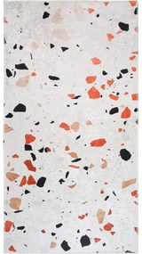 Tappeto arancione e avorio lavabile 120x180 cm Italian Stone – Vitaus