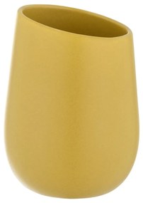 Tazza in ceramica gialla per spazzolini da denti Badi - Wenko
