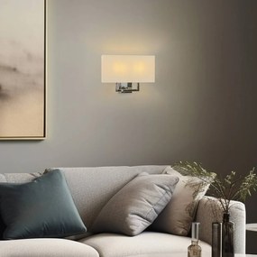 Nowodvorski Lighting Applique Hotel, beige, 2 luci