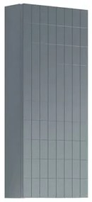 Pensile bagno Pixel laccato opaco indaco, 1 anta apertura da sinistra P 17 x L 30 x H 80 cm