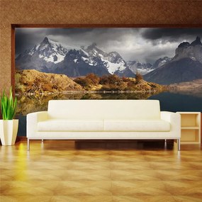 Fotomurale  Torres del Paine National Park  Colore Beige, Dimensioni e Misure 350x270