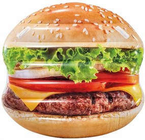 Materassino gonfiabile galleggiante 145x142 cm - Isola Intex forma Hamburger 58780 np
