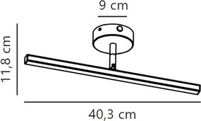 Nordlux - LED illuminazione specchio bagno IP44 LED/6,2W/230V 40 cm bianco