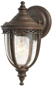 Applique classico chic da esterno FE-EB2-S-BRB nero IP44 1X E27 ELSTEAD