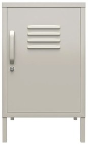 Comodino in metallo beige Bradford - Støraa