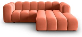 Divano angolare color salmone ad angolo destro Lupine - Micadoni Home
