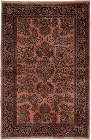 Sarouk Tappeto 110 x 170 Rosa (Indian) Annodato A Mano