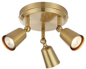 Markslöjd 108980 - Faretto TINY 3xGU10/7W/230V in ottone