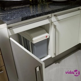 Hailo Pattumiera da Dispensa Multi-Box Duo Taglia L 2x14 L Crema 3659-001