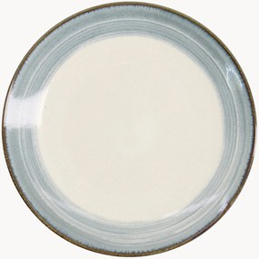 Set di 3 piatti rotondi in gres Unkai