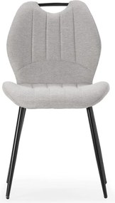 Set di 4 sedie da pranzo grigio chiaro Muli - Marckeric