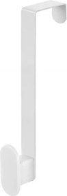 Gancio bagno singolo in acciaio e plastica bianco rettangolare Fiore