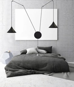 Piantana a Sospensione ABRAMO 2 WHITE o Black