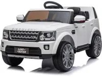 Macchina Elettrica per Bambini 12V con Licenza Land Rover Discovery Bianca