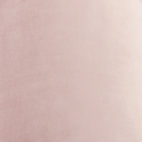 Paralume in velluto rosa 20/20/20 con interno dorato