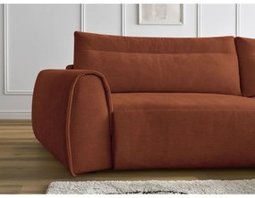 Divano angolare arancione Aden – Bobochic Paris