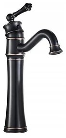 REA-B0227 - Miscelatore per lavabo VINTAGE OLD 31 cm nero