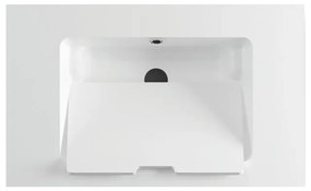 Lavatoio per bucato in resina bianco Tech L 50.5 x P 33 x Sp 50.5 cm da interno ed esterno