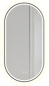 Specchio LED OVL 50x100cm Black
