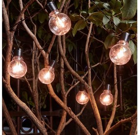 Eglo 900213 - Catena decorativa da esterno LED PARTAJ 16xLED/0,064W/24V IP44 nero