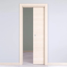 Porta interna scorrevole Lucad in legno colore grano, L 70 x H 210 cm, apertura reversibile