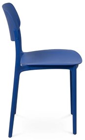 Sedia da esterno blu in plastica Hébé – Bonami Essentials