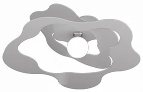 Ripples plafoniera d.70 cm. 1 luce grigio 1158-pl70-gr