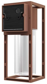 Applique Corten E27 con Sensore di Movimento IP54 - Serie VIMO Base E27