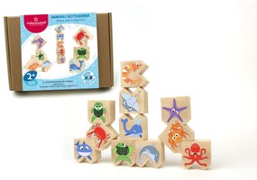 Milaniwood - Gioco equilibristo in legno - Animali oceano
