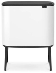 Cestino per la spazzatura in acciaio bianco per raccolta differenziata/touch 33 l Bo Touch Bin – Brabantia